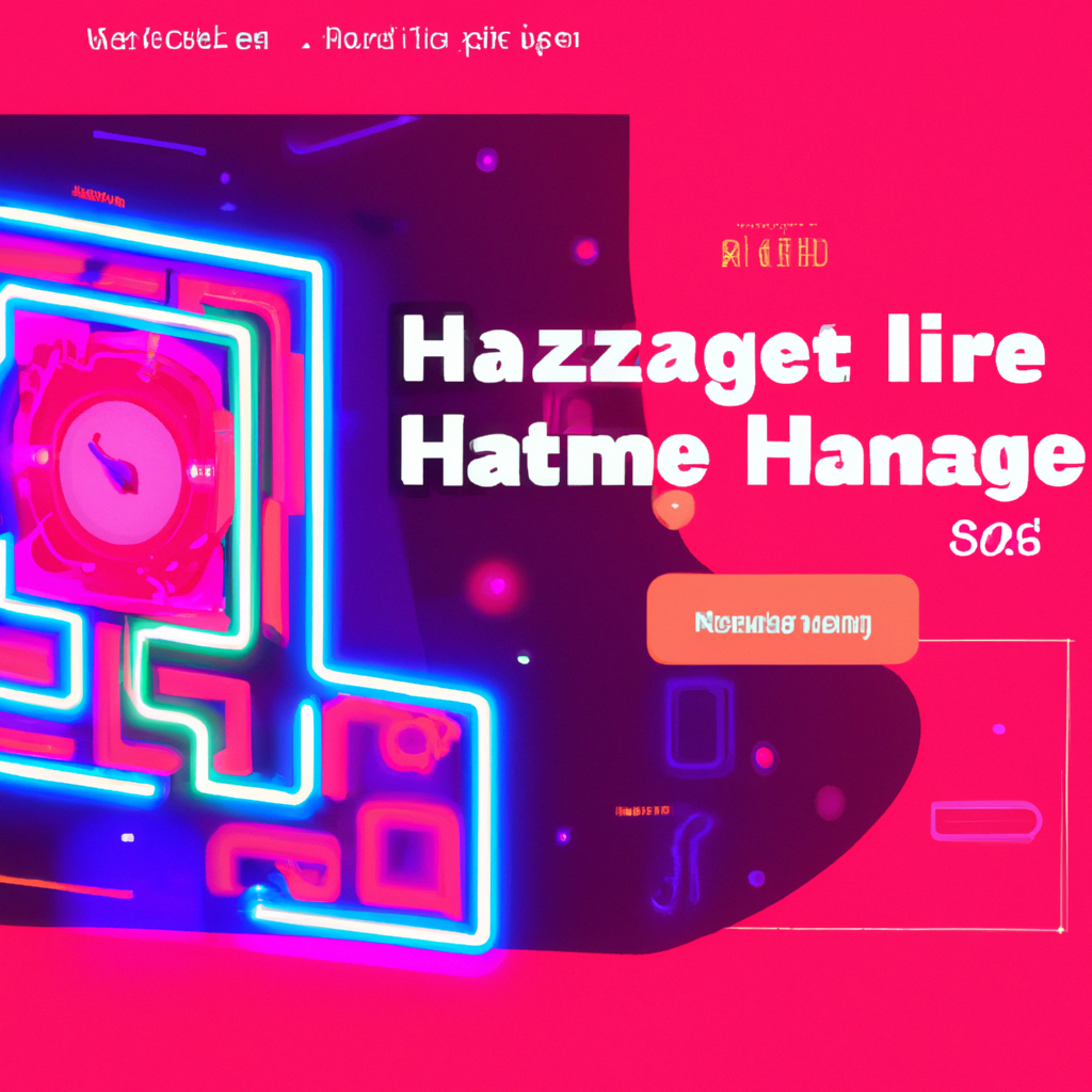 Arcade stage thumbnail: neon maze with host HUD